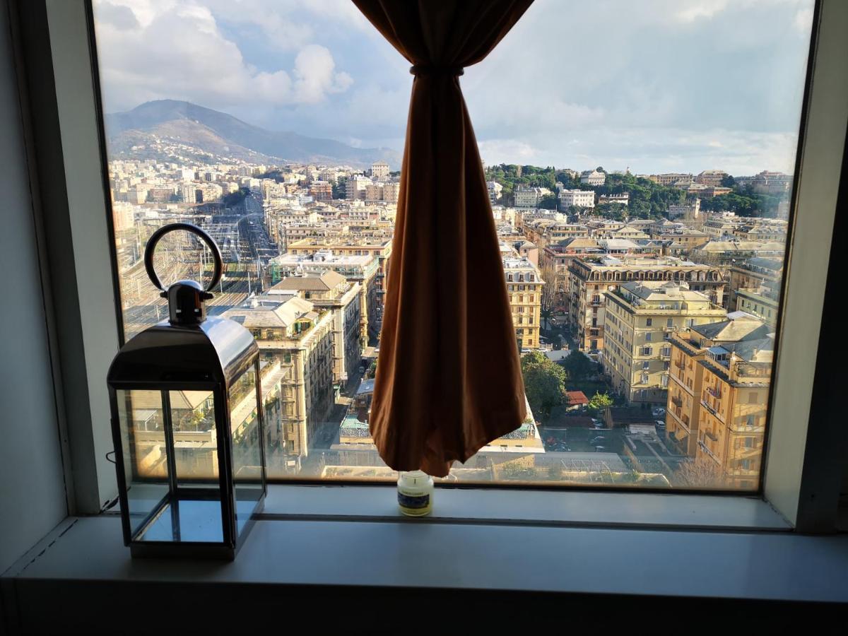 Suite Lambruschini Central With Top City View - Free Covered Parking Genua Exteriör bild